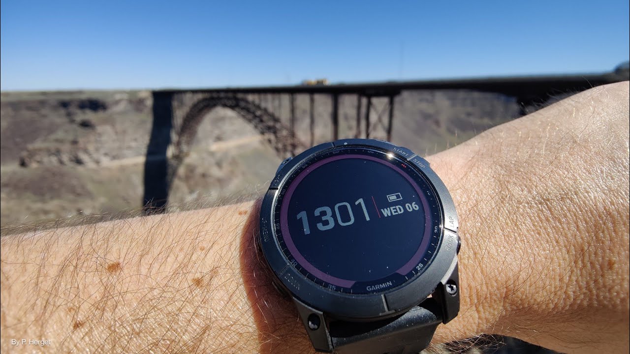 The Garmin Fenix 7 Sapphire Solar Smartwatch
