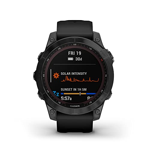 Garmin Fenix 7 Sapphire Solar Smartwatch, Solar Charging
