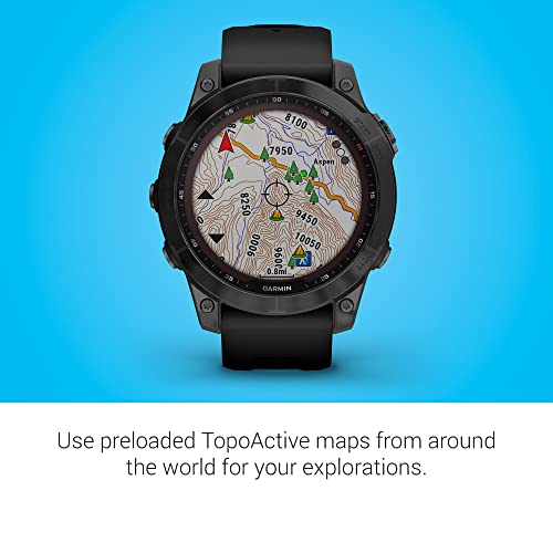 Garmin Fenix 7 Sapphire Solar Smartwatch, Solar Charging