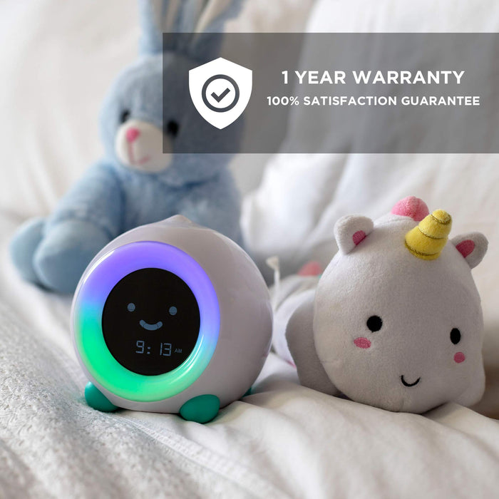 LittleHippo Mella Ready to Rise Children's Trainer, Alarm Clock, Night Light and Sleep Sounds Machine