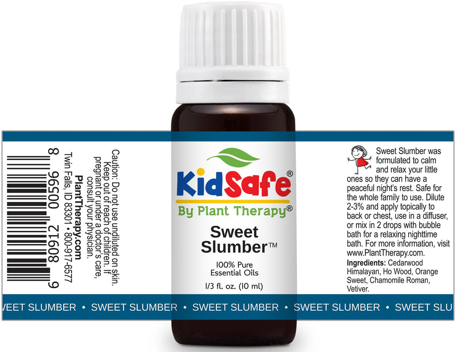 Plant Therapy KidSafe Sweet Slumber Synergy Essential Oil 10 mL (1/3 oz) 100% Pure, Undiluted, Therapeutic Grade