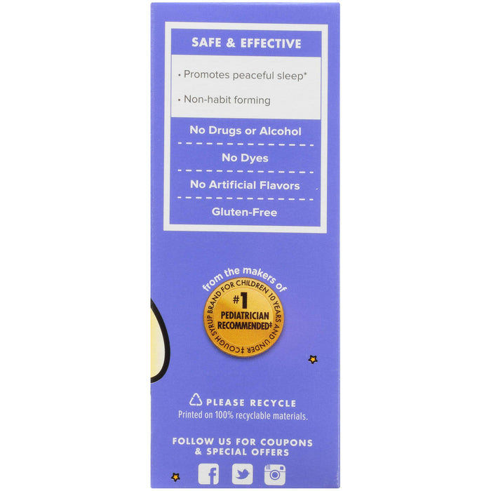 Zarbee's Naturals Children's Sleep with Melatonin Supplement, Natural Grape Flavor, 50 Chewable Tablets