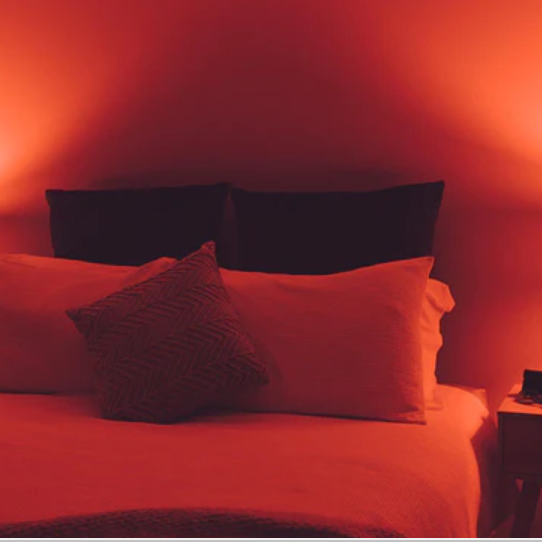 Red Light at Night Helps Your Sleep