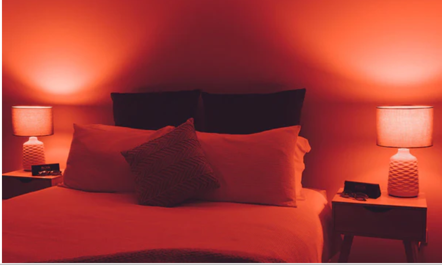 Red Light at Night Helps Your Sleep