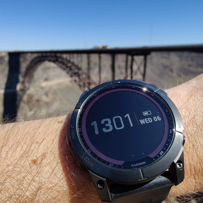 The Garmin Fenix 7 Sapphire Solar Smartwatch