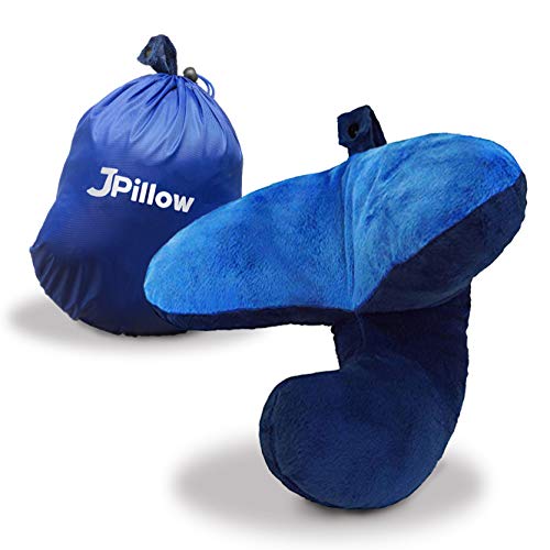 J-Pillow Travel Pillow - 3D Support for Head, Chin & Neck in Any Sitting Position