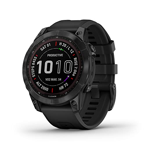 Garmin Fenix 7 Sapphire Solar Smartwatch, Solar Charging