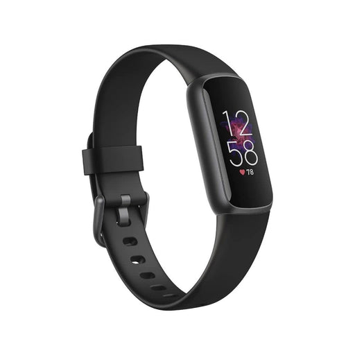 Fitbit Luxe-Fitness and Wellness-Tracker with Stress Management, Sleep-Tracking and 24/7 Heart Rate, Black/Graphite, One Size (S & L Bands Included)