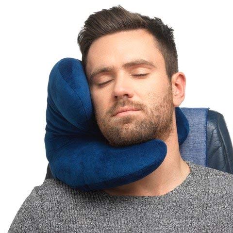 J-Pillow Travel Pillow - 3D Support for Head, Chin & Neck in Any Sitting Position