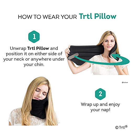 Trtl Pillow - Scientifically Proven Super Soft Neck Support Travel Pillow