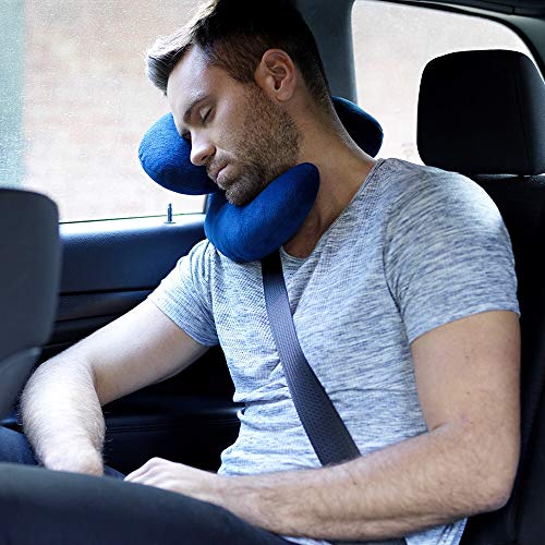 J-Pillow Travel Pillow - 3D Support for Head, Chin & Neck in Any Sitting Position