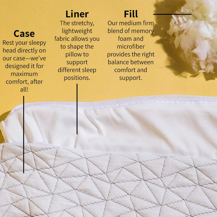 Coop Home Goods Premium Hypoallergenic Adjustable Loft Pillow