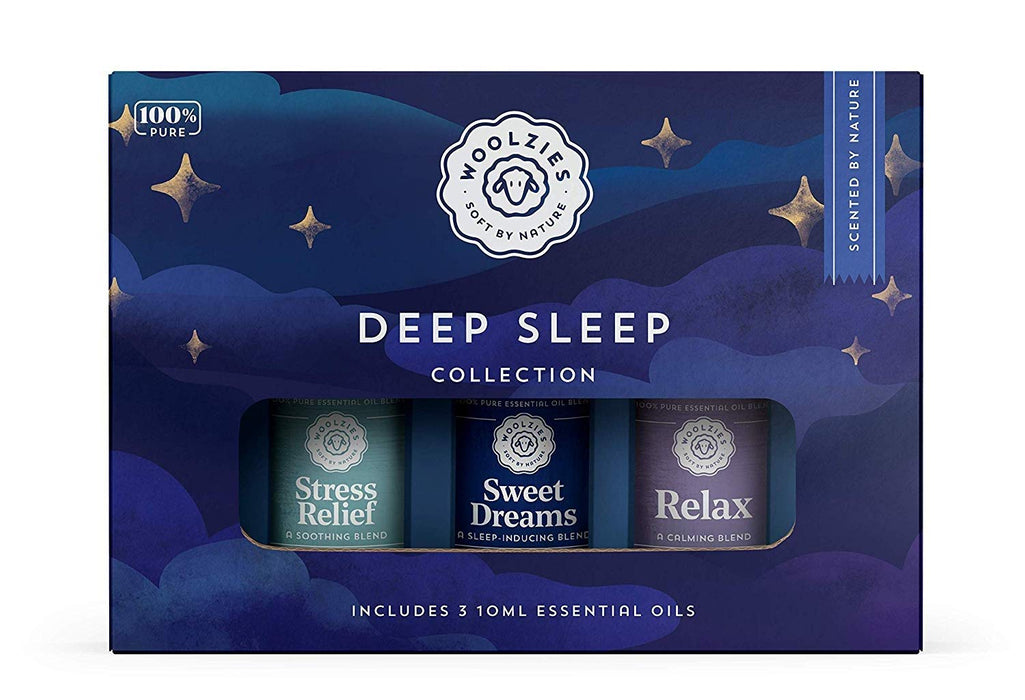 Woolzies 100% Pure Good Night Deep Sleep Well Essential oil Blend Undiluted Therapeutic Grade Set