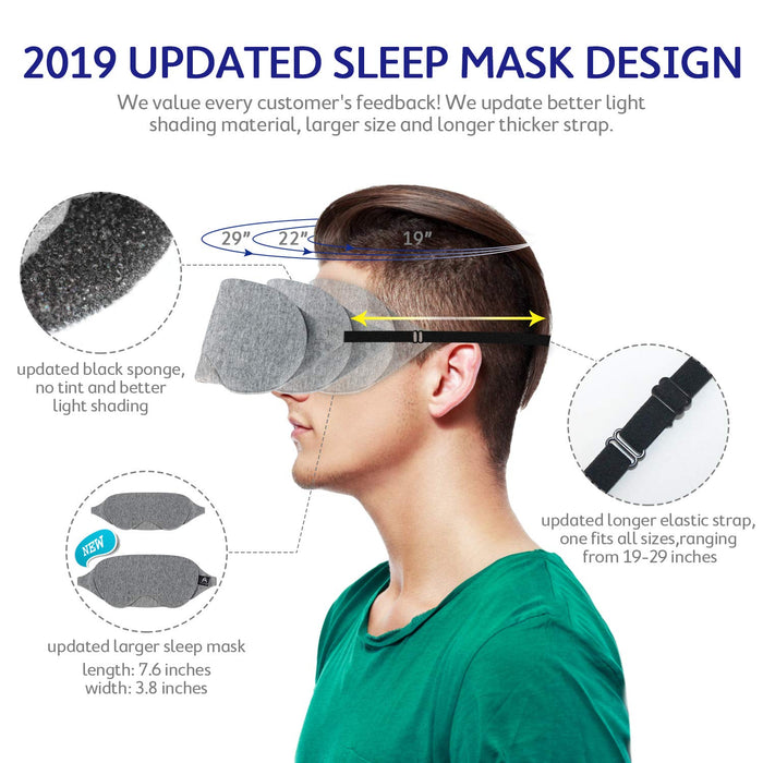Mavogel  100% Cotton Sleep Eye Mask