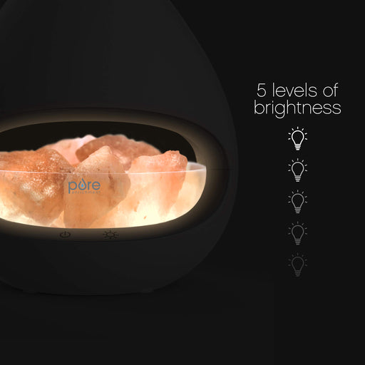 Pure Enrichment 2-in-1 Himalayan Salt Lamp and Ultrasonic Essential Oil Diffuser