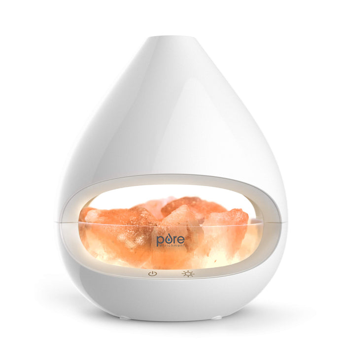 Pure Enrichment 2-in-1 Himalayan Salt Lamp and Ultrasonic Essential Oil Diffuser